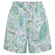 Kvinders Grøn Paisley Elin Shorts