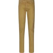 Mørk Beige Bard Gabardine Jeans - Perfekt Pasform og Stil