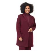 Bordeaux Blazer-inspireret Jakke