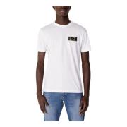 Hvid Rund Hals T-shirt