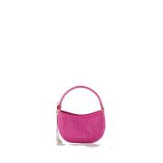 Rose Pink Strass Micro Vesna Hobo Taske