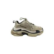 Brugte Beige Polyester Balenciaga sneakers