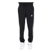 Essentials Fleece 3-Stripes Tapered Cuff Sweatpants