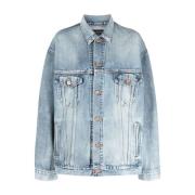 Logo-print Denim Jakke