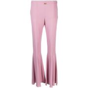 Stilfulde Wide Trousers med Paw Mønster