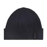 Sort Cashmere Blend Beanie