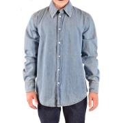 Beskeden og Elegant Oversize Denim Skjorte