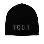 Beanie med logo