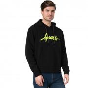 Sort og Gul Herre Hoodie M0GQ83