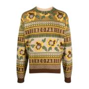 Brun Fair Isle Sweater