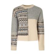 Erika Jacquard Sweater - Stilfuld og Behagelig