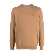 Brun Sweaters LS CN PP-LANGÆRME-PULLOVER