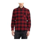 Regular Fit Flannel Check Skjorte