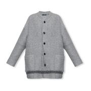 Tyk strikket cardigan