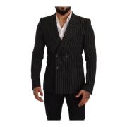 Stribet Peak Revers Blazer