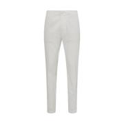 Slim Fit Linned og Bomuld Pantalon