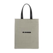 Mellemstor Flad Shopper Taske