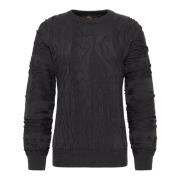 Ensfarvet Rund Hals Pullover D`Andrea