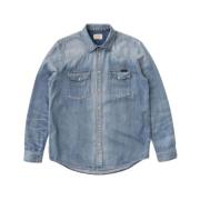 George Blue Tribe Denim Shirt