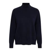 Stribet turtleneck sweater