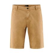 Herre Chino Shorts i Bomuldsgabardin