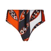 Farverige Zip-Up Bikini Briefs