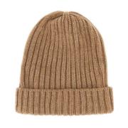 Kamel Cashmere Beanie Hat