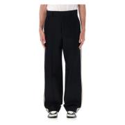 Sort/hvid Stribet Track Pants AW23