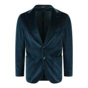 Velvet Enkelt Række Blazer