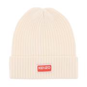 Ribbet uld beanie hue