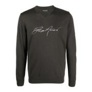 Grøn Logo Sweater