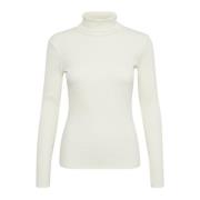 Figursyet Rollneck i Off White