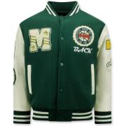 Vintage Oversized Varsity Jakke til mænd - 7086