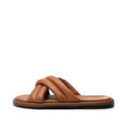 Chunky Cross Mule - Tan