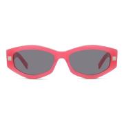 Skinnende Fuchsia Cat-Eye Solbriller