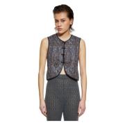 Hida print gilet