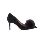 Suede Plush Pumps i Meteorite Farve