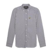 Slim Fit Gingham Skjorte