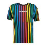 Stribet Bomuld T-Shirt