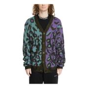 Tribal Flames Cardigan med dyreprint