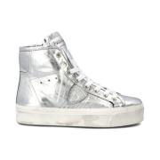 Sølv High Top Sneakers