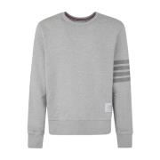 Klassisk Loopback Sweatshirt med 4 Bar Stribe