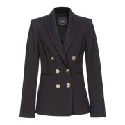 Blazer med metal knapper