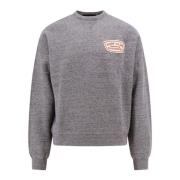 Grå Crew-neck Sweatshirt, Langærmet