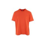 Orange Oversize Bomuld T-shirt