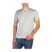 Herre Logo V-Hals Bomuld T-Shirt