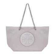 Ella Logo-Patch Polstret Tote Taske