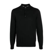 Slim Wool Polo Shirt