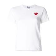 Broderet hjerte logo T-shirt