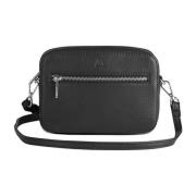 Sort EleaMBG Crossbody Taske, Grain Veske